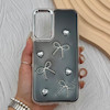 قاب گوشی Galaxy A24 سامسونگ فانتزی برجسته رزینی Luxury Case لنز و دکمه کرومی کد E40-168164
