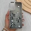 قاب گوشی Galaxy A25 سامسونگ فانتزی برجسته رزینی Luxury Case لنز و دکمه کرومی کد E40-168166