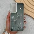 قاب گوشی Galaxy A26 سامسونگ فانتزی برجسته رزینی Luxury Case لنز و دکمه کرومی کد E40-168176