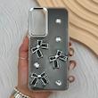 قاب گوشی Galaxy A26 سامسونگ فانتزی برجسته رزینی Luxury Case لنز و دکمه کرومی کد E40-168178