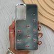 قاب گوشی Galaxy A26 سامسونگ فانتزی برجسته رزینی Luxury Case لنز و دکمه کرومی کد E40-168179