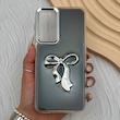قاب گوشی Galaxy A26 سامسونگ فانتزی برجسته رزینی Luxury Case لنز و دکمه کرومی کد E40-168180