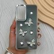قاب گوشی Galaxy A26 سامسونگ فانتزی برجسته رزینی Luxury Case لنز و دکمه کرومی کد E40-168182