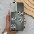 قاب گوشی Galaxy A26 سامسونگ فانتزی برجسته رزینی Luxury Case لنز و دکمه کرومی کد E40-168183