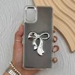 قاب گوشی Galaxy A31 سامسونگ فانتزی برجسته رزینی Luxury Case لنز و دکمه کرومی کد E40-168189