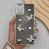 قاب گوشی Galaxy A31 سامسونگ فانتزی برجسته رزینی Luxury Case لنز و دکمه کرومی کد E40-168190