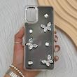قاب گوشی Galaxy A31 سامسونگ فانتزی برجسته رزینی Luxury Case لنز و دکمه کرومی کد E40-168190
