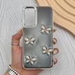 قاب گوشی Galaxy A34 سامسونگ فانتزی برجسته رزینی Luxury Case لنز و دکمه کرومی کد E40-168196