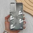 قاب گوشی Galaxy A34 سامسونگ فانتزی برجسته رزینی Luxury Case لنز و دکمه کرومی کد E40-168200