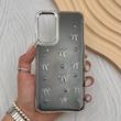 قاب گوشی Galaxy A34 سامسونگ فانتزی برجسته رزینی Luxury Case لنز و دکمه کرومی کد E40-168202