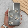 قاب گوشی Galaxy A35 سامسونگ فانتزی برجسته رزینی Luxury Case لنز و دکمه کرومی کد E40-168212