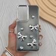 قاب گوشی Galaxy A36 سامسونگ فانتزی برجسته رزینی Luxury Case لنز و دکمه کرومی کد E40-168216