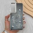 قاب گوشی Galaxy A36 سامسونگ فانتزی برجسته رزینی Luxury Case لنز و دکمه کرومی کد E40-168219