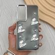 قاب گوشی Galaxy A36 سامسونگ فانتزی برجسته رزینی Luxury Case لنز و دکمه کرومی کد E40-168221