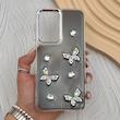 قاب گوشی Galaxy A36 سامسونگ فانتزی برجسته رزینی Luxury Case لنز و دکمه کرومی کد E40-168222