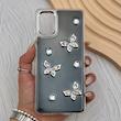 قاب گوشی Galaxy A51 سامسونگ فانتزی برجسته رزینی Luxury Case لنز و دکمه کرومی کد E40-168225