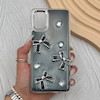 قاب گوشی Galaxy A51 سامسونگ فانتزی برجسته رزینی Luxury Case لنز و دکمه کرومی کد E40-168229