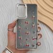 قاب گوشی Galaxy A53 سامسونگ فانتزی برجسته رزینی Luxury Case لنز و دکمه کرومی کد E40-168235