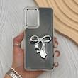 قاب گوشی Galaxy A53 سامسونگ فانتزی برجسته رزینی Luxury Case لنز و دکمه کرومی کد E40-168236