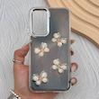قاب گوشی Galaxy A54 سامسونگ فانتزی برجسته رزینی Luxury Case لنز و دکمه کرومی کد E40-168244
