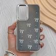 قاب گوشی Galaxy A54 سامسونگ فانتزی برجسته رزینی Luxury Case لنز و دکمه کرومی کد E40-168247