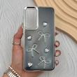 قاب گوشی Galaxy A55 سامسونگ فانتزی برجسته رزینی Luxury Case لنز و دکمه کرومی کد E40-168254