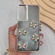 قاب گوشی Galaxy A55 سامسونگ فانتزی برجسته رزینی Luxury Case لنز و دکمه کرومی کد E40-168258