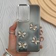 قاب گوشی Galaxy A56 سامسونگ فانتزی برجسته رزینی Luxury Case لنز و دکمه کرومی کد E40-168273