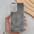 قاب گوشی Galaxy A72 سامسونگ فانتزی برجسته رزینی Luxury Case لنز و دکمه کرومی کد E40-168276