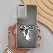 قاب گوشی Galaxy A72 سامسونگ فانتزی برجسته رزینی Luxury Case لنز و دکمه کرومی کد E40-168277