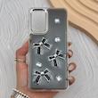 قاب گوشی Galaxy A73 سامسونگ فانتزی برجسته رزینی Luxury Case لنز و دکمه کرومی کد E40-168285