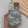 قاب گوشی Galaxy A73 سامسونگ فانتزی برجسته رزینی Luxury Case لنز و دکمه کرومی کد E40-168290