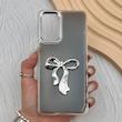 قاب گوشی Galaxy A73 سامسونگ فانتزی برجسته رزینی Luxury Case لنز و دکمه کرومی کد E40-168293