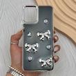 قاب گوشی Galaxy A12 - M12 سامسونگ فانتزی برجسته رزینی Luxury Case لنز و دکمه کرومی کد E40-168312