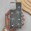 قاب گوشی Galaxy A12 - M12 سامسونگ فانتزی برجسته رزینی Luxury Case لنز و دکمه کرومی کد E40-168313