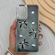 قاب گوشی Galaxy A13 4G - A04S سامسونگ فانتزی برجسته رزینی Luxury Case لنز و دکمه کرومی کد E40-168321