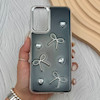 قاب گوشی Galaxy A13 4G - A04S سامسونگ فانتزی برجسته رزینی Luxury Case لنز و دکمه کرومی کد E40-168323