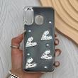 قاب گوشی Galaxy A20 - A30 سامسونگ فانتزی برجسته رزینی Luxury Case لنز و دکمه کرومی کد E40-168324