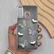 قاب گوشی Galaxy A20 - A30 سامسونگ فانتزی برجسته رزینی Luxury Case لنز و دکمه کرومی کد E40-168328