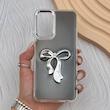 قاب گوشی Galaxy A32 4G سامسونگ فانتزی برجسته رزینی Luxury Case لنز و دکمه کرومی کد E40-168347
