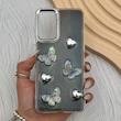 قاب گوشی Galaxy A32 4G سامسونگ فانتزی برجسته رزینی Luxury Case لنز و دکمه کرومی کد E40-168353