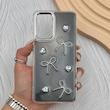 قاب گوشی Galaxy A52 4G - A52 5G - A52S سامسونگ فانتزی برجسته رزینی Luxury Case لنز و دکمه کرومی کد E40-168373