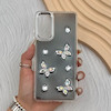 قاب گوشی Galaxy S20 FE سامسونگ فانتزی برجسته رزینی Luxury Case لنز و دکمه کرومی کد E40-168375