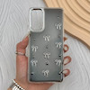 قاب گوشی Galaxy S20 FE سامسونگ فانتزی برجسته رزینی Luxury Case لنز و دکمه کرومی کد E40-168380