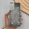 قاب گوشی Galaxy S20 FE سامسونگ فانتزی برجسته رزینی Luxury Case لنز و دکمه کرومی کد E40-168382