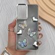 قاب گوشی Galaxy S21 FE سامسونگ فانتزی برجسته رزینی Luxury Case لنز و دکمه کرومی کد E40-168385