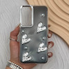 قاب گوشی Galaxy S23 FE سامسونگ فانتزی برجسته رزینی Luxury Case لنز و دکمه کرومی کد E40-168403