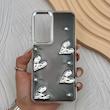 قاب گوشی Galaxy S24 FE سامسونگ فانتزی برجسته رزینی Luxury Case لنز و دکمه کرومی کد E40-168404