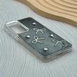 قاب گوشی Galaxy S24 FE سامسونگ فانتزی برجسته رزینی Luxury Case لنز و دکمه کرومی کد E40-168405
