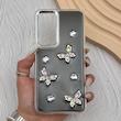 قاب گوشی Galaxy S24 FE سامسونگ فانتزی برجسته رزینی Luxury Case لنز و دکمه کرومی کد E40-168407